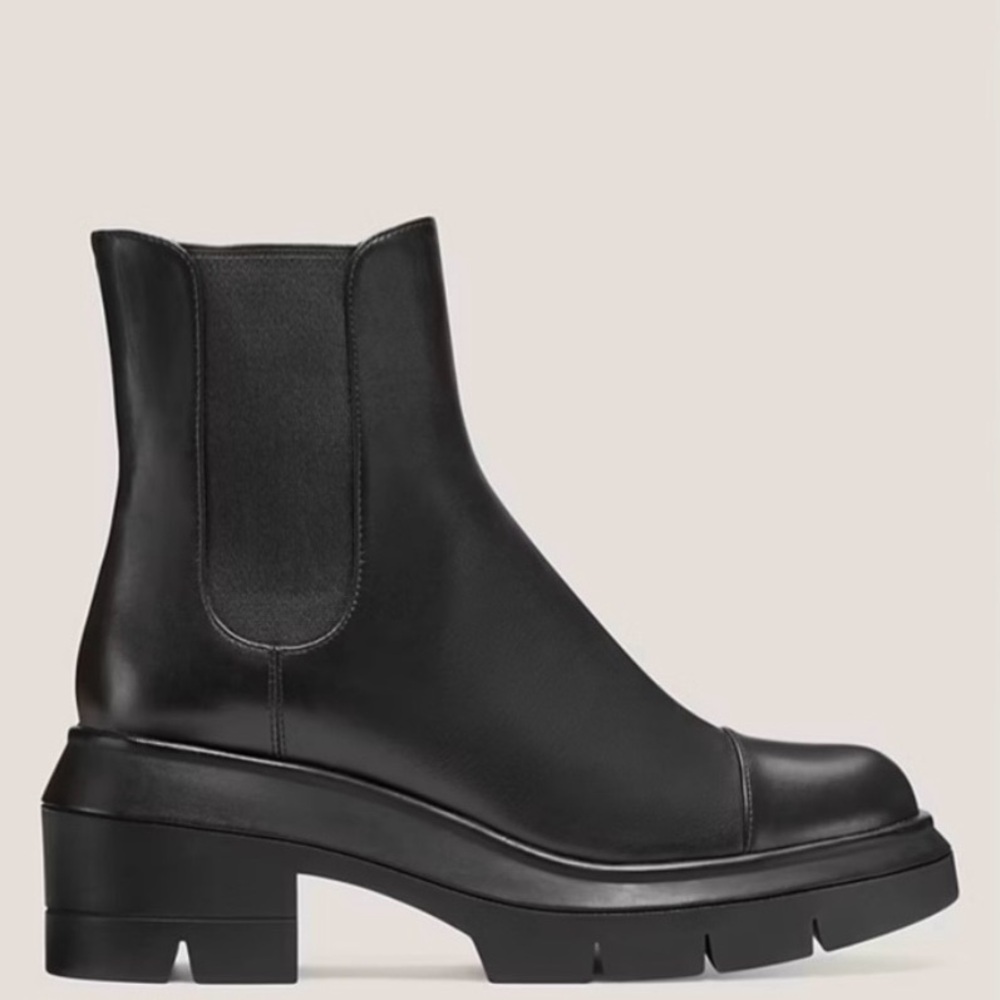Stuart Weitzman Women's Norah Platform Block Heel Chelsea Boots sz 36.5/6C